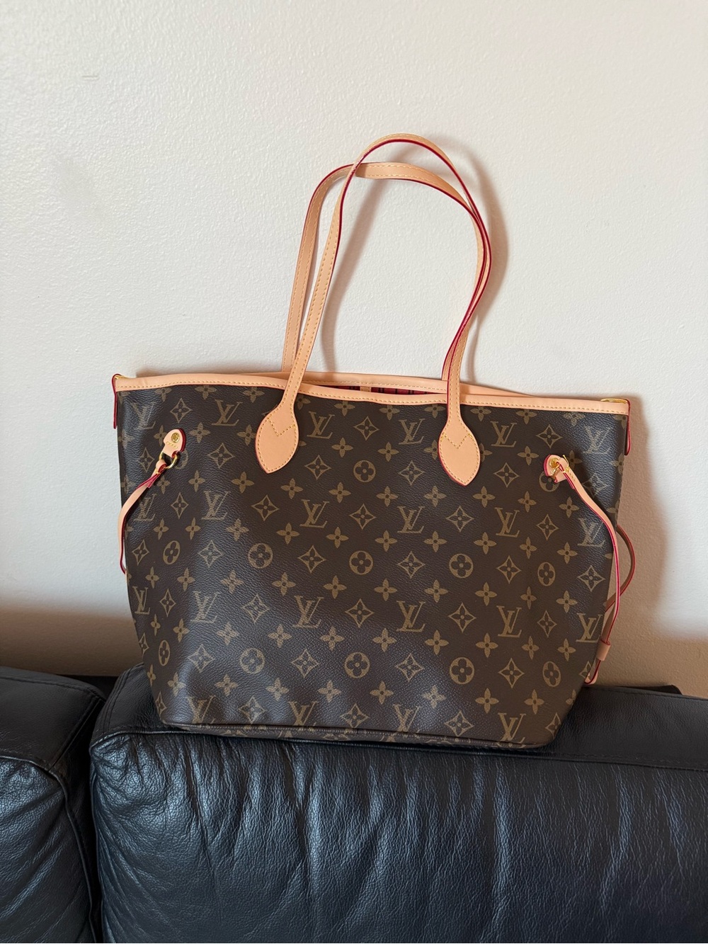Monogram Neverfull Tote Bag - Brown/Beige
